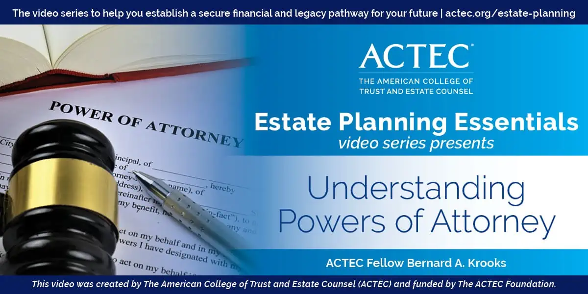 Understanding Power of Attorney Understanding Power of Attorney