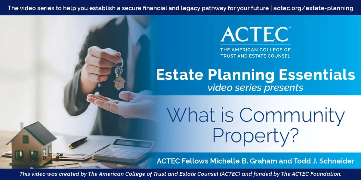 What is Community Property?