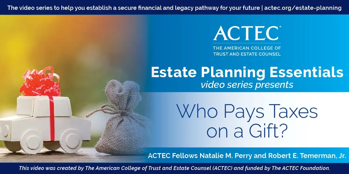 Who Pays Taxes on a Gift? Who Pays Taxes on a Gift?