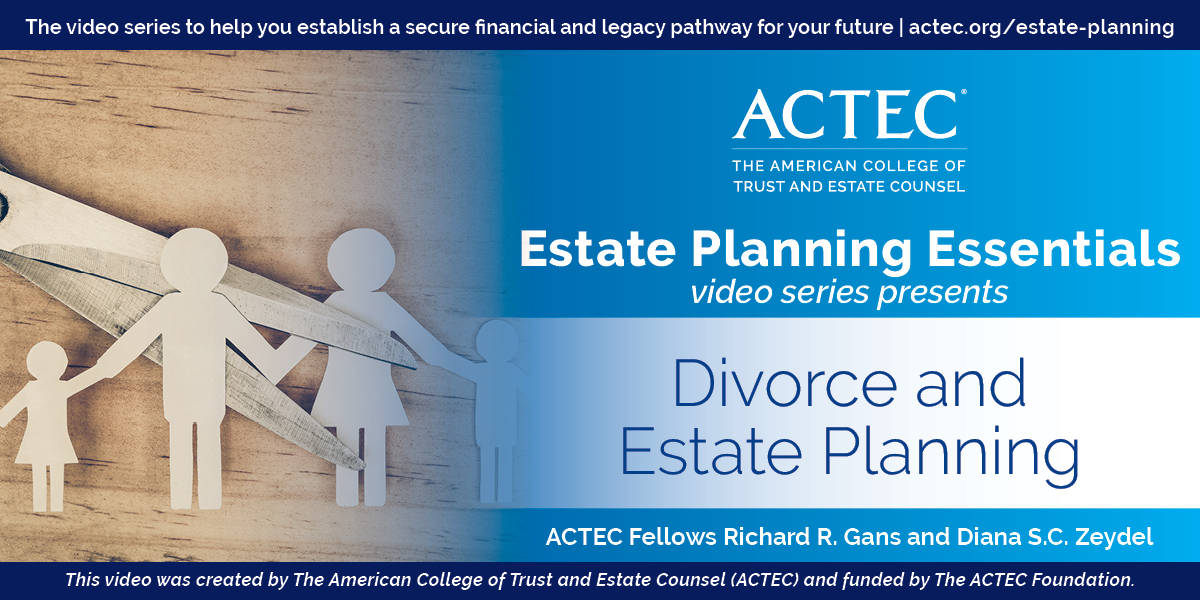 Divorce and Estate Planning