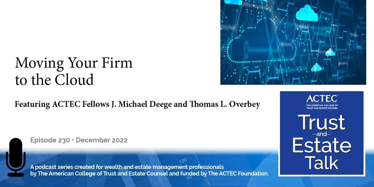 Moving Your Firm to the Cloud | Law Firms Cloud Technology