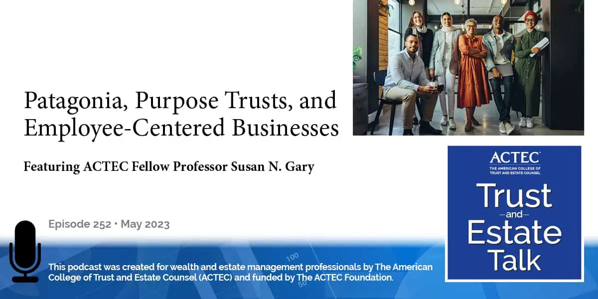 Patagonia Purpose Trusts Patagonia Purpose Trusts