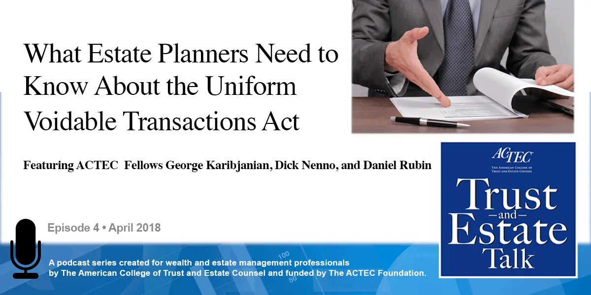 Uniform Voidable Transaction Act UVTA