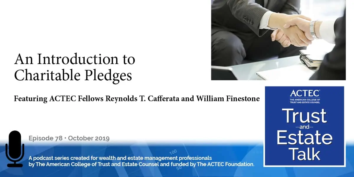 An Introduction to Individual Charitable Pledges An Introduction to Individual Charitable Pledges
