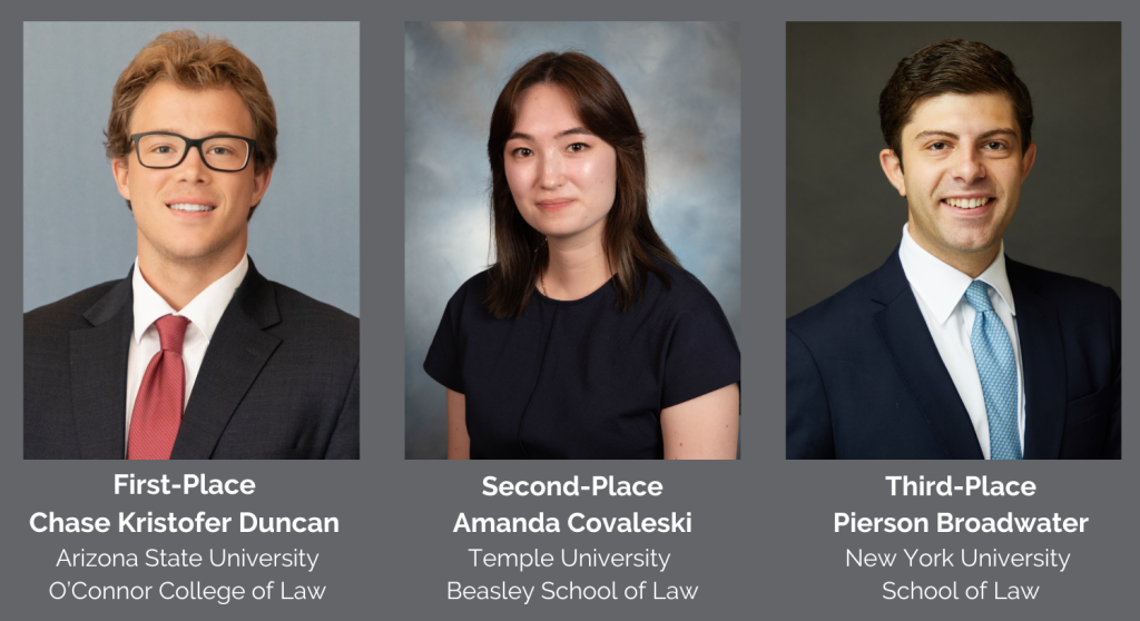 Winners of the 2025 Mary Moers Wenig Student Writing Competition