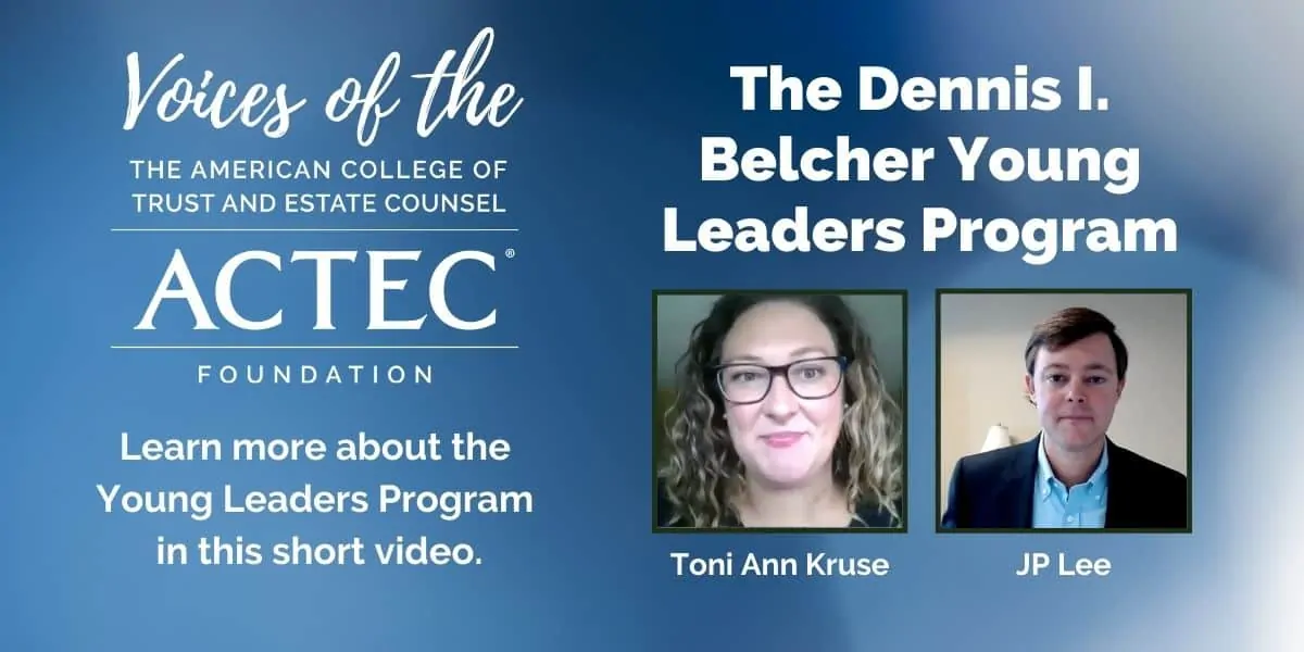 The Dennis I. Belcher Young Leaders Program The Dennis I. Belcher Young Leaders Program